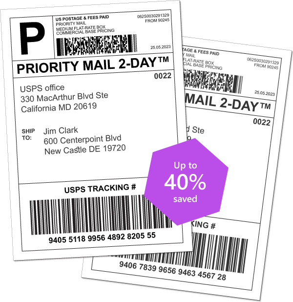 USPS Cheap Shipping Labels at Discount Price