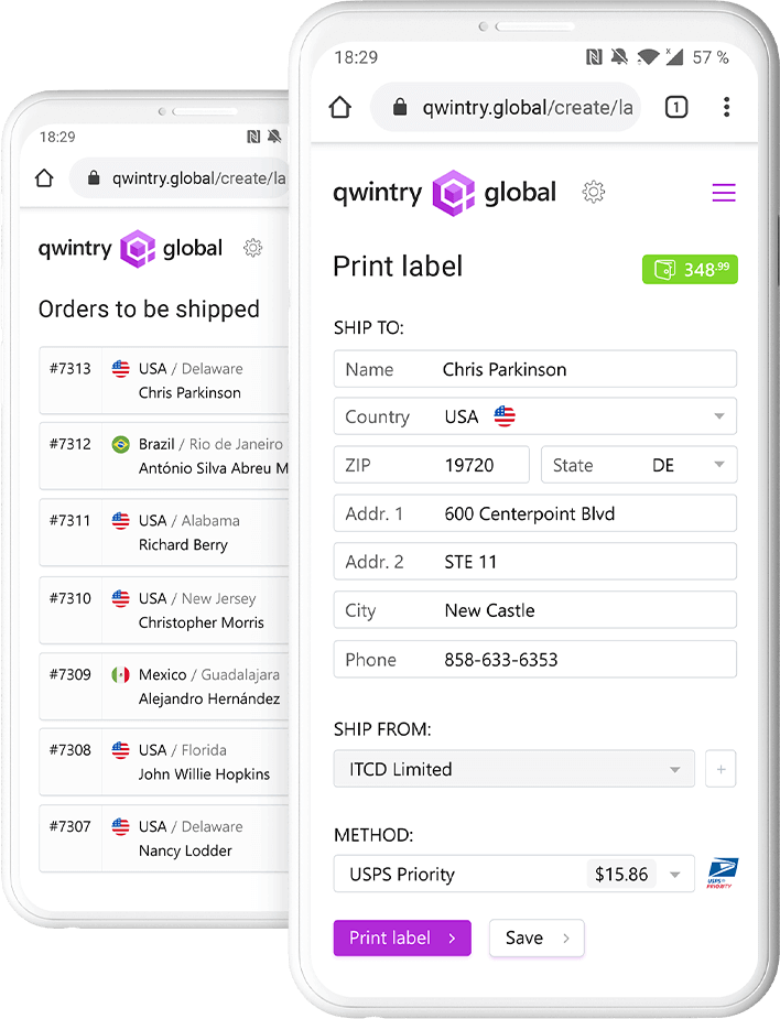 Best mobile app to generate shipping labels